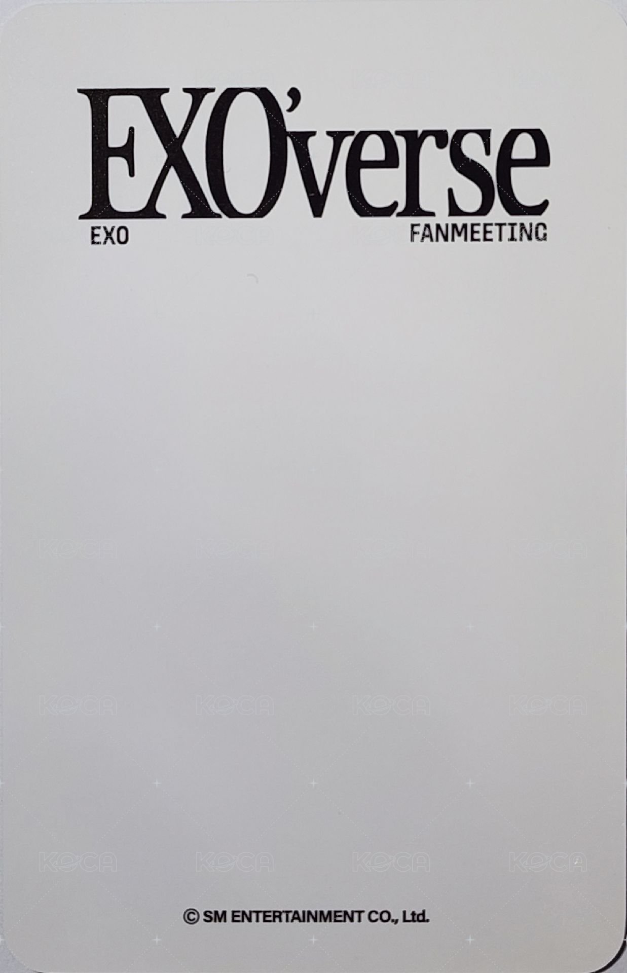 25 FM 帽子 周邊卡  背面