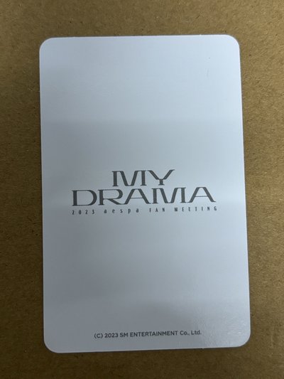 aespa Karina 柚子 23fm 隨機卡 柚-