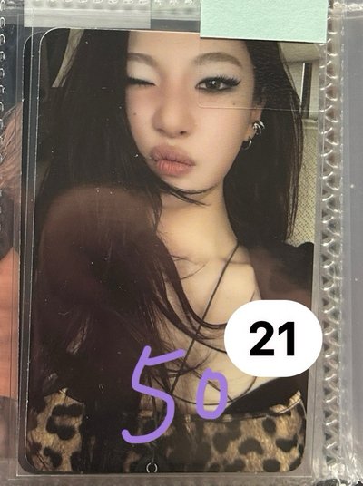 aespa Karina, Giselle, Ningning 專卡、特典卡、周邊卡小盤（可拆）