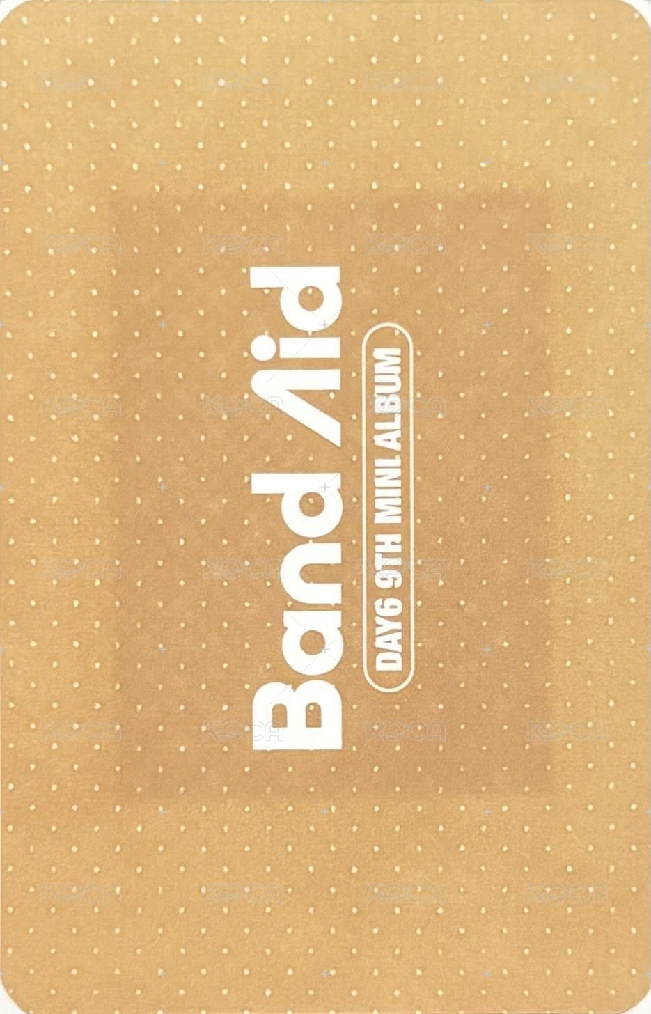 迷九 MCD 打歌卡  背面