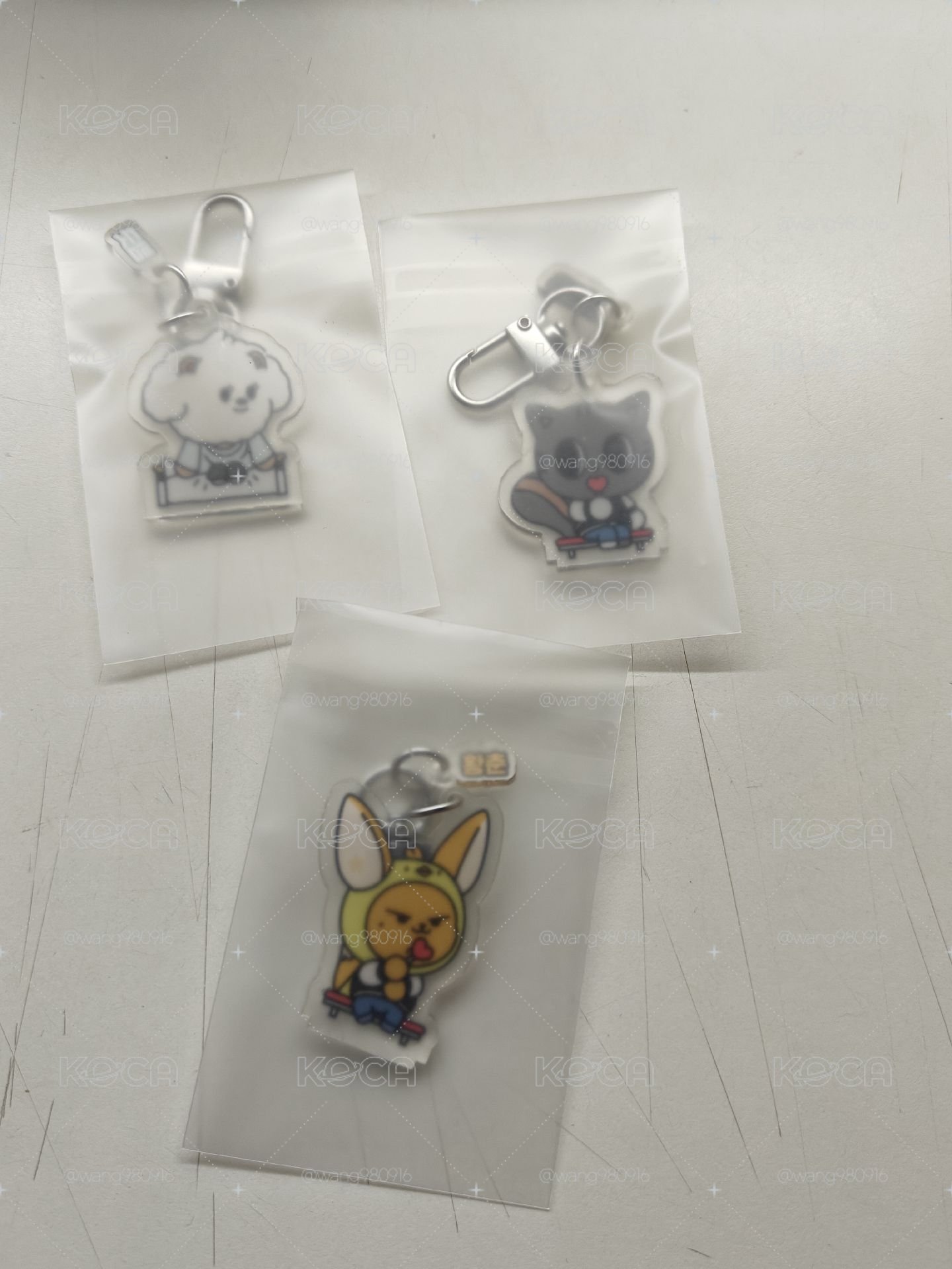 角巴兔吊飾