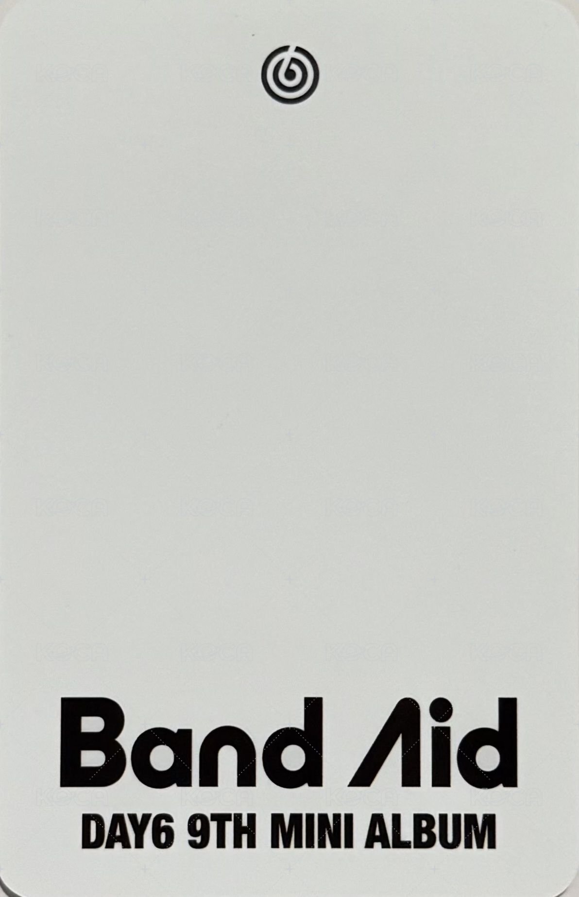 迷九 bdm 特典卡  背面