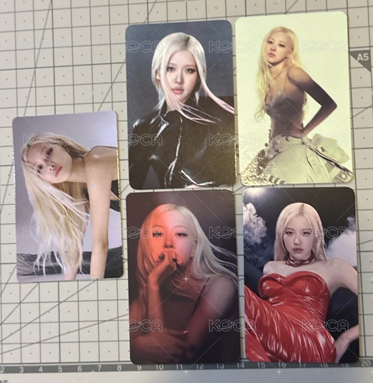 Rosé Set（5卡）+歌詞收藏一份