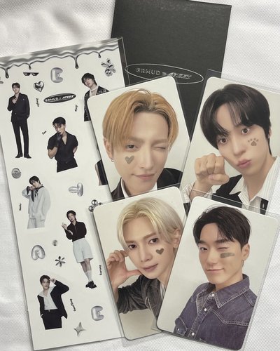 BRMUD ATEEZ小卡+貼紙（不拆）