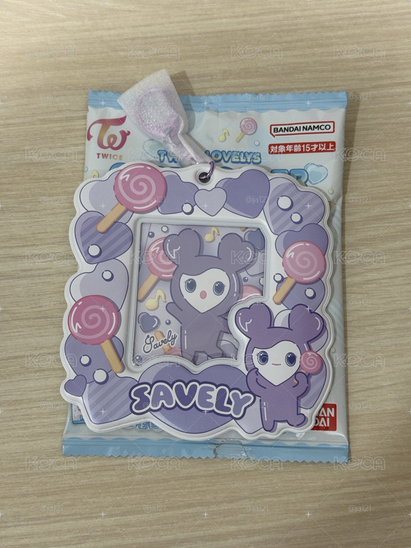 萬代食玩 TWICE LOVELYS SAVELY卡套