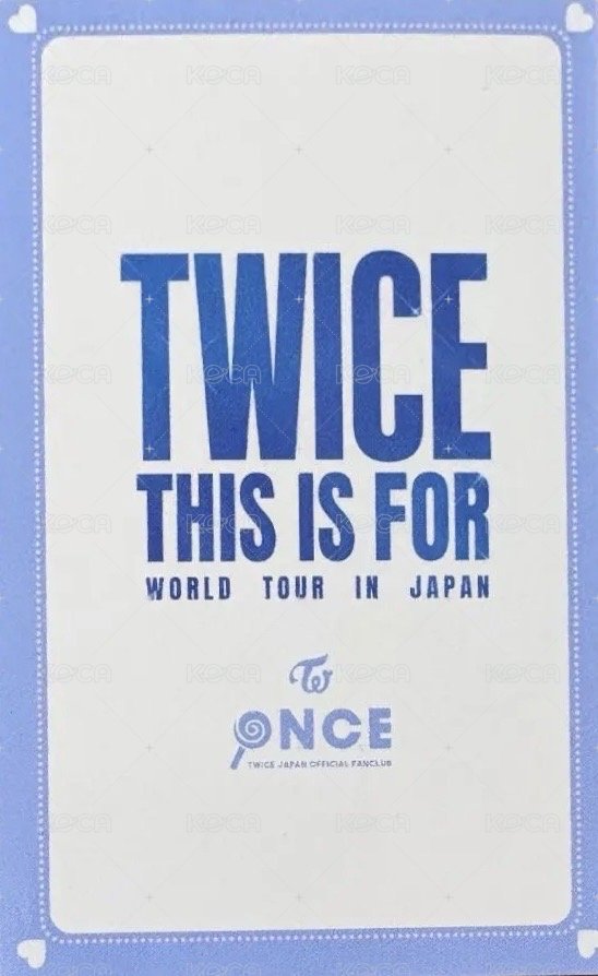 六巡 入場卡 / 場限卡 日本會員限定 背面