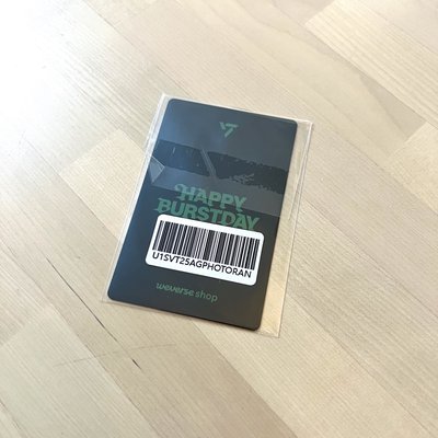 SEVENTEEN - [HAPPY BURSTDAY] Weverse GV特典 MINGYU小卡