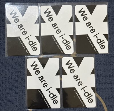 i-dle*《We are》迷你八輯 泡泡摩奇ppmq 北京線下簽售A ver.