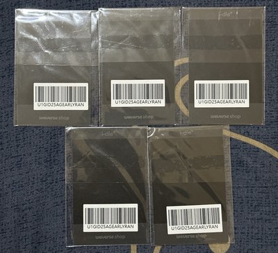 i-dle*《We are》迷你八輯 weverse wvs 早鳥預售拍立得