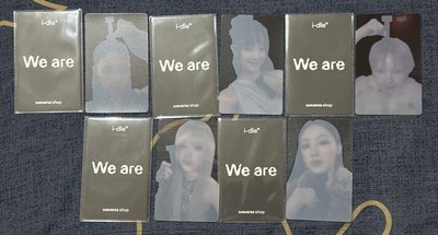 i-dle*《We are》迷你八輯 weverse wvs 預售特典+透卡