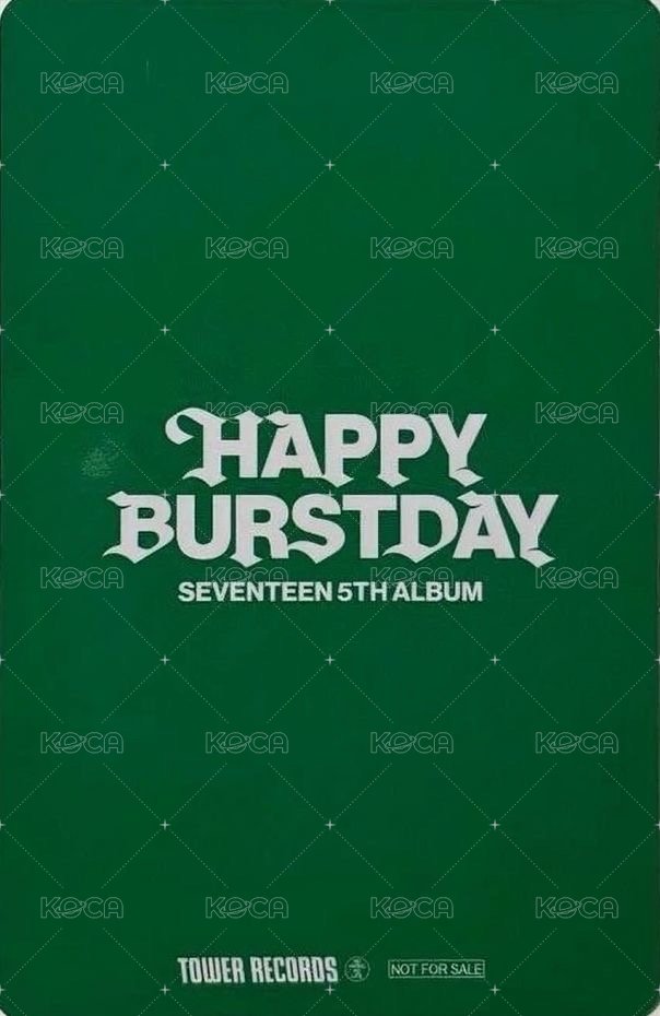 正五 塔店 特典卡  背面