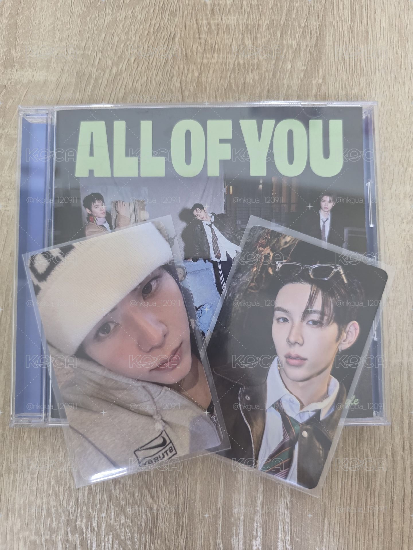 All of you 專輯 通常盤+2張醬卡