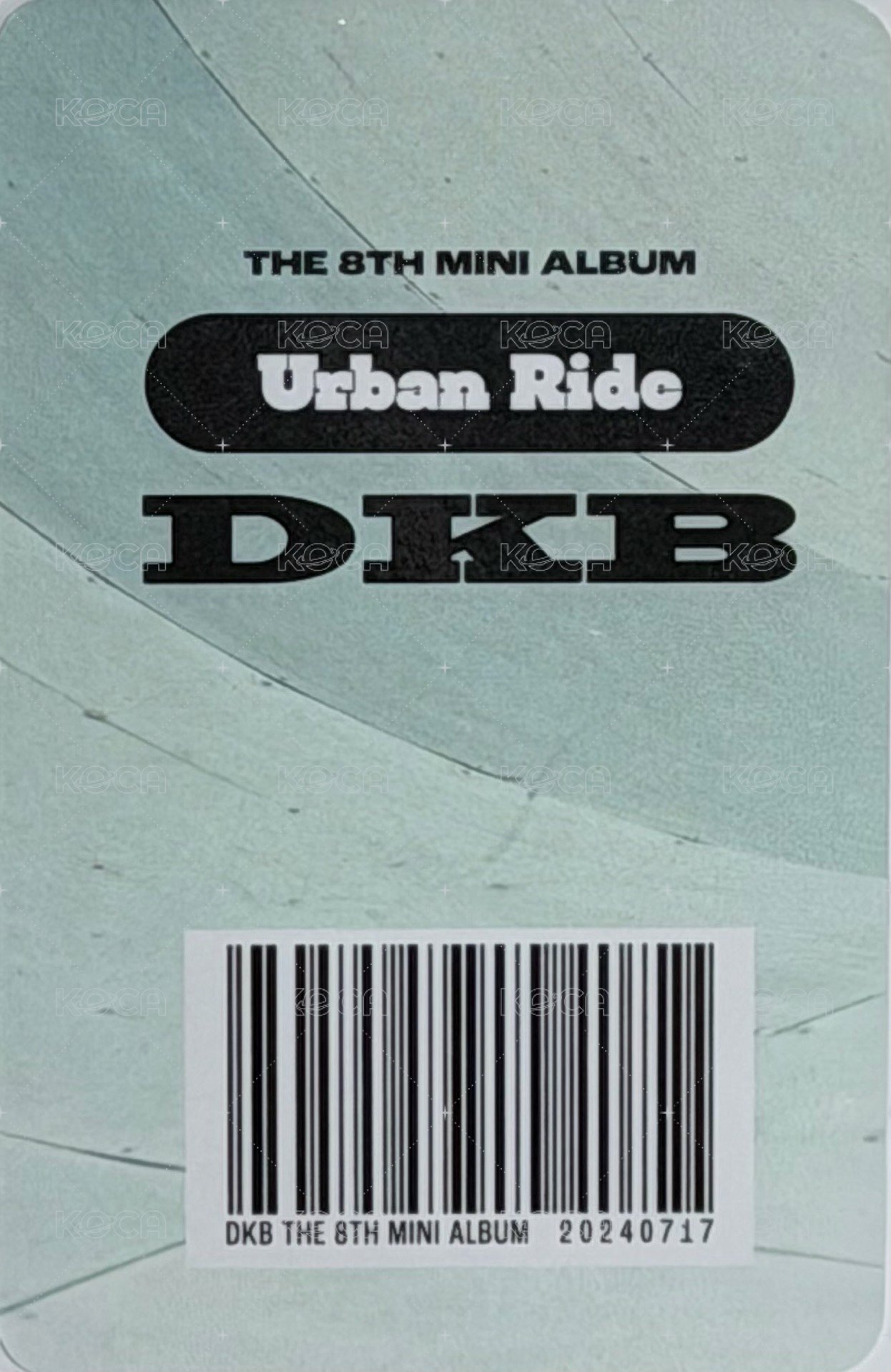 迷你八 電子專 專輯卡  背面