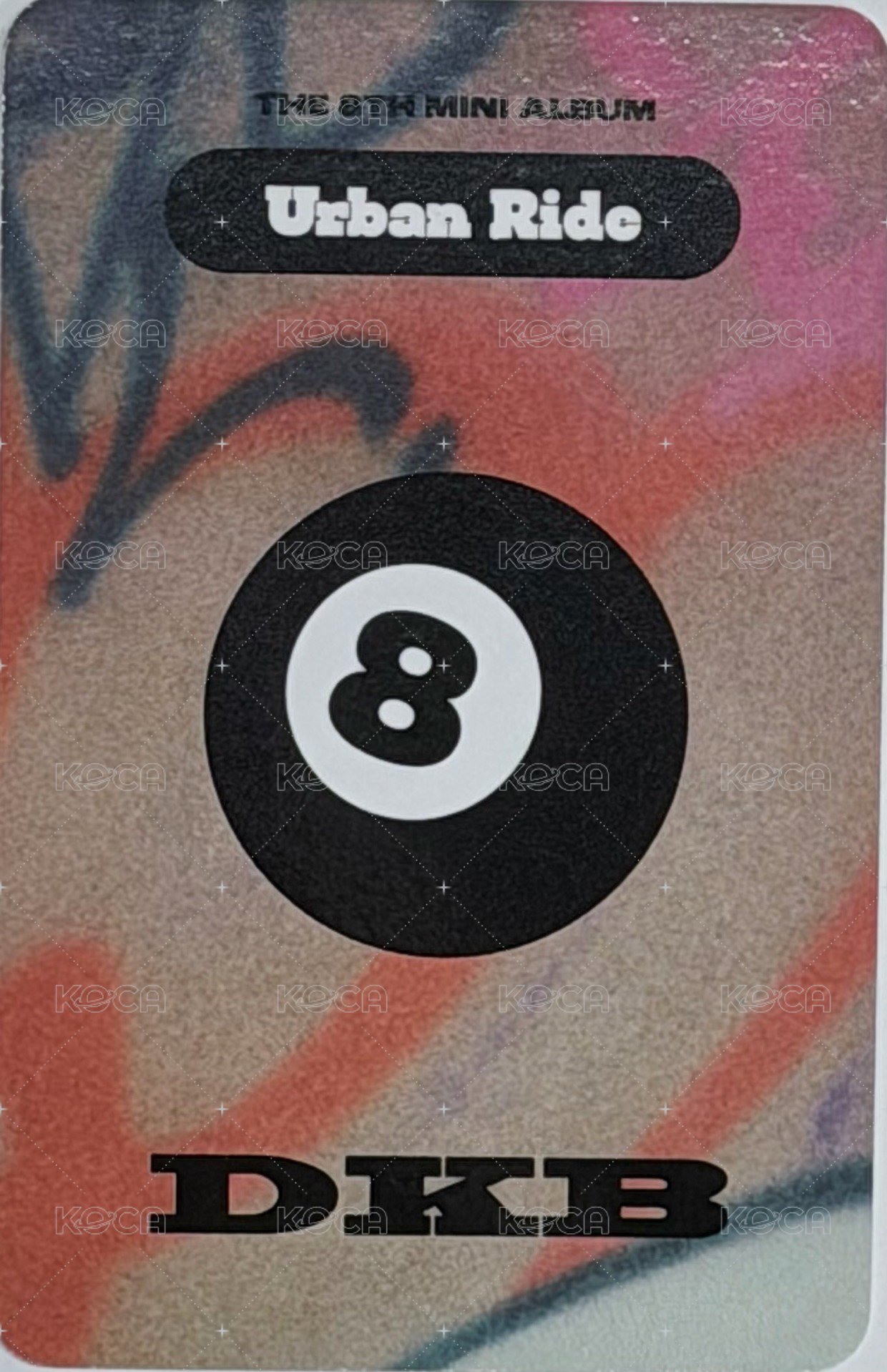 迷你八 電子專 專輯卡  背面