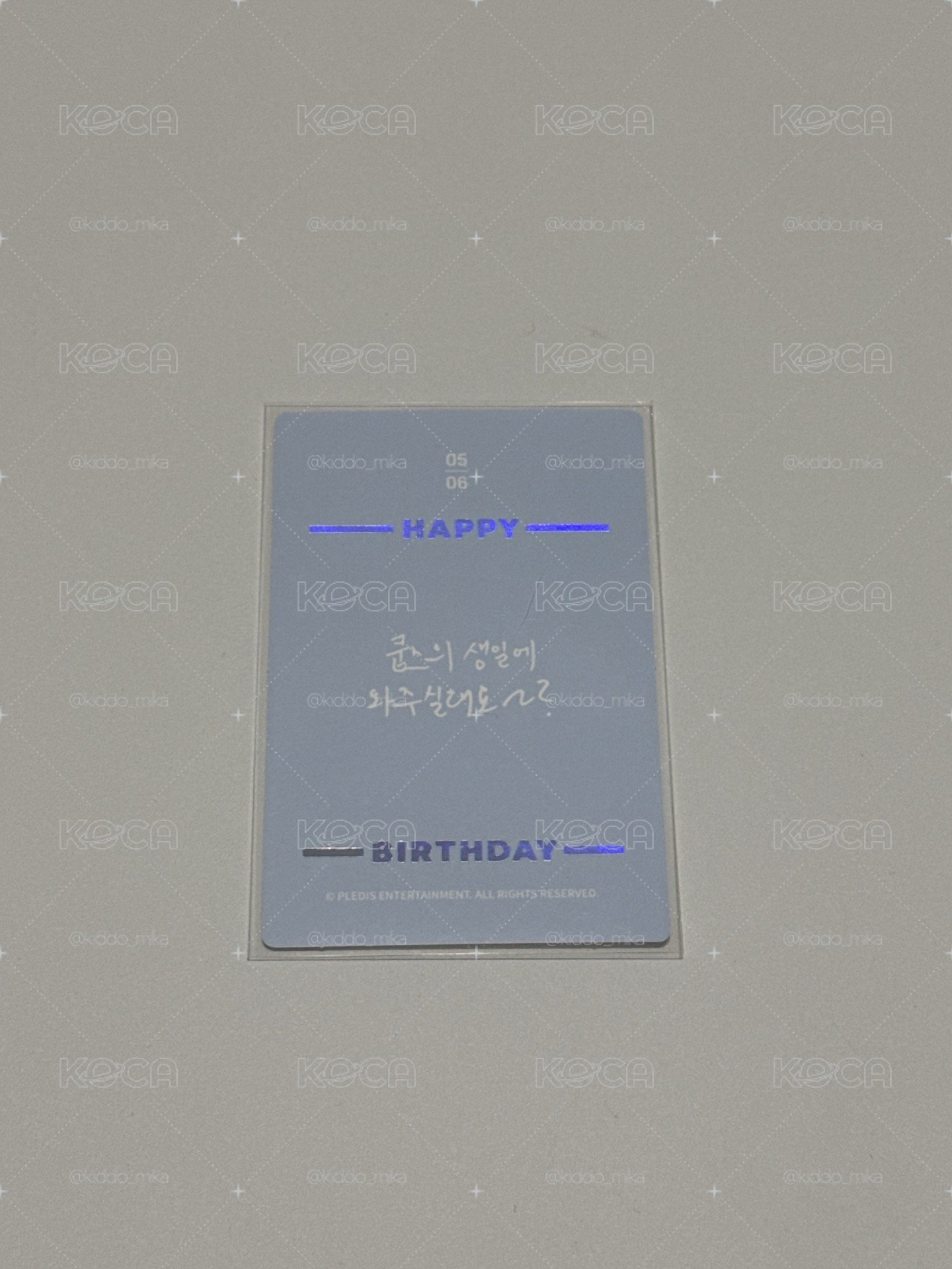 哲 S.COUPS 21年生日禮盒ver.2 自拍卡 