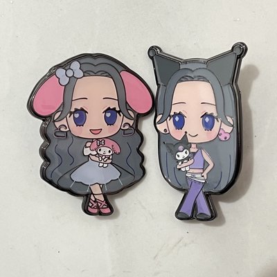 LE SSERAFIM 三麗鷗金屬徽章-