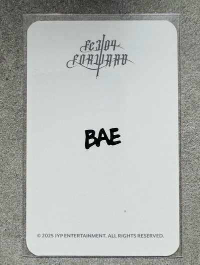 NMIXX BAE FORWARD 快閃店帆布袋卡