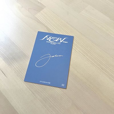 SEVENTEEN - NEW_ 日巡卡包 隨機卡 JOSHUA 小卡