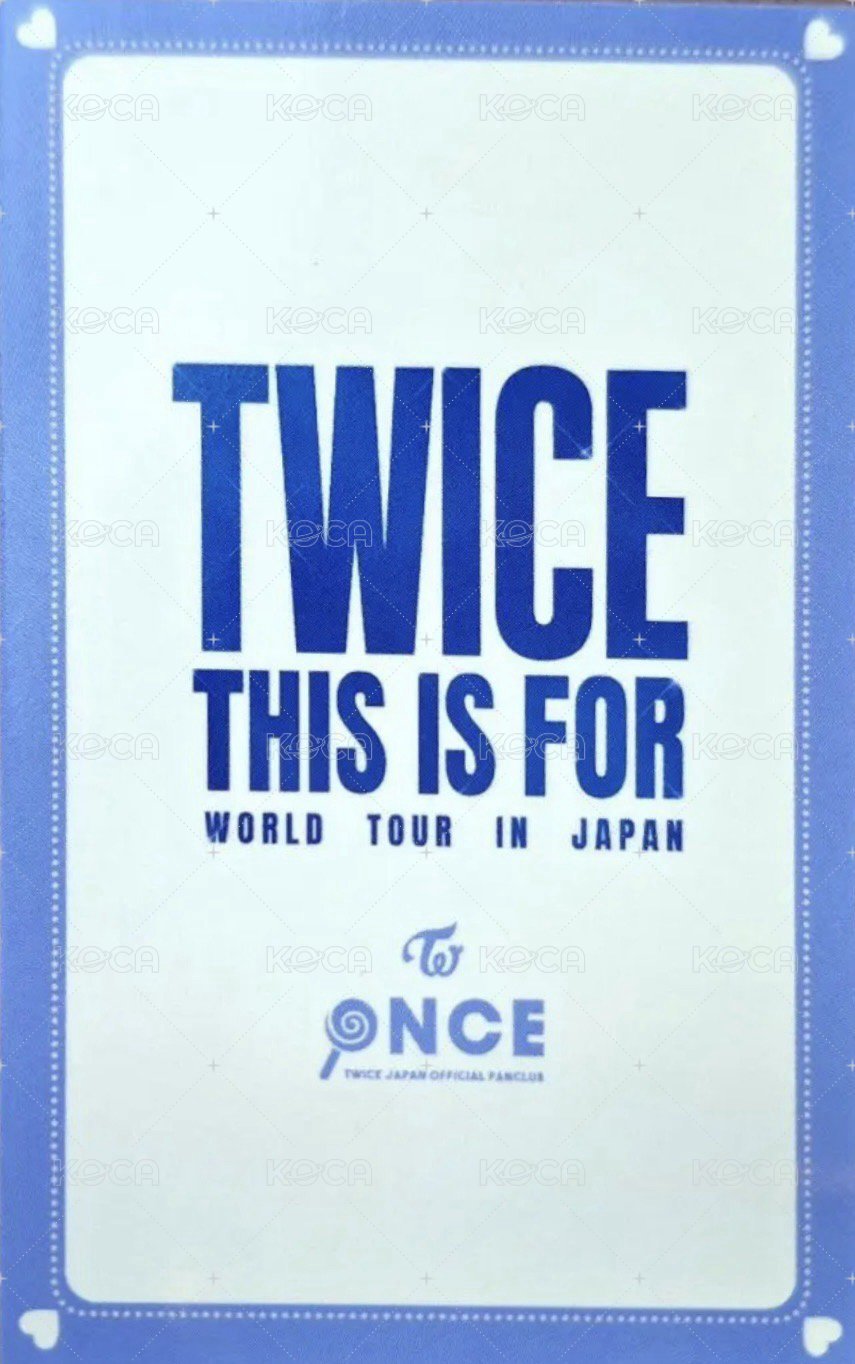 六巡 入場卡 / 場限卡 日本會員限定 背面