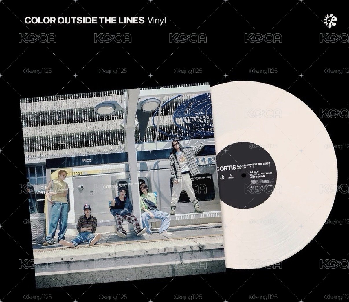 CORTISCOLOR OUTSIDE THE LINES專輯】cortis黑膠全新品（預購） - KOCA