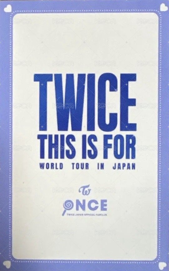 六巡 入場卡 / 場限卡 日本會員限定 背面