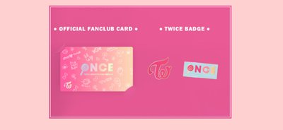 ONCE JAPAN會員禮