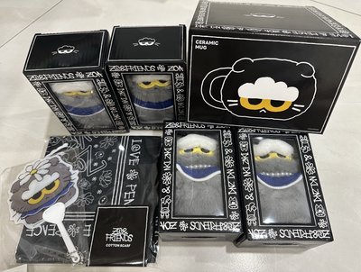 ZO&FRIENDS 馬克杯 絲巾 吊飾娃 ZOA