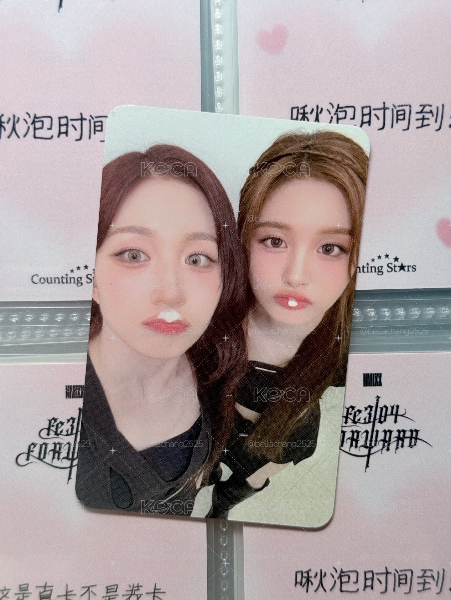 NMIXX 卡布奇諾 嫄薛雙人卡