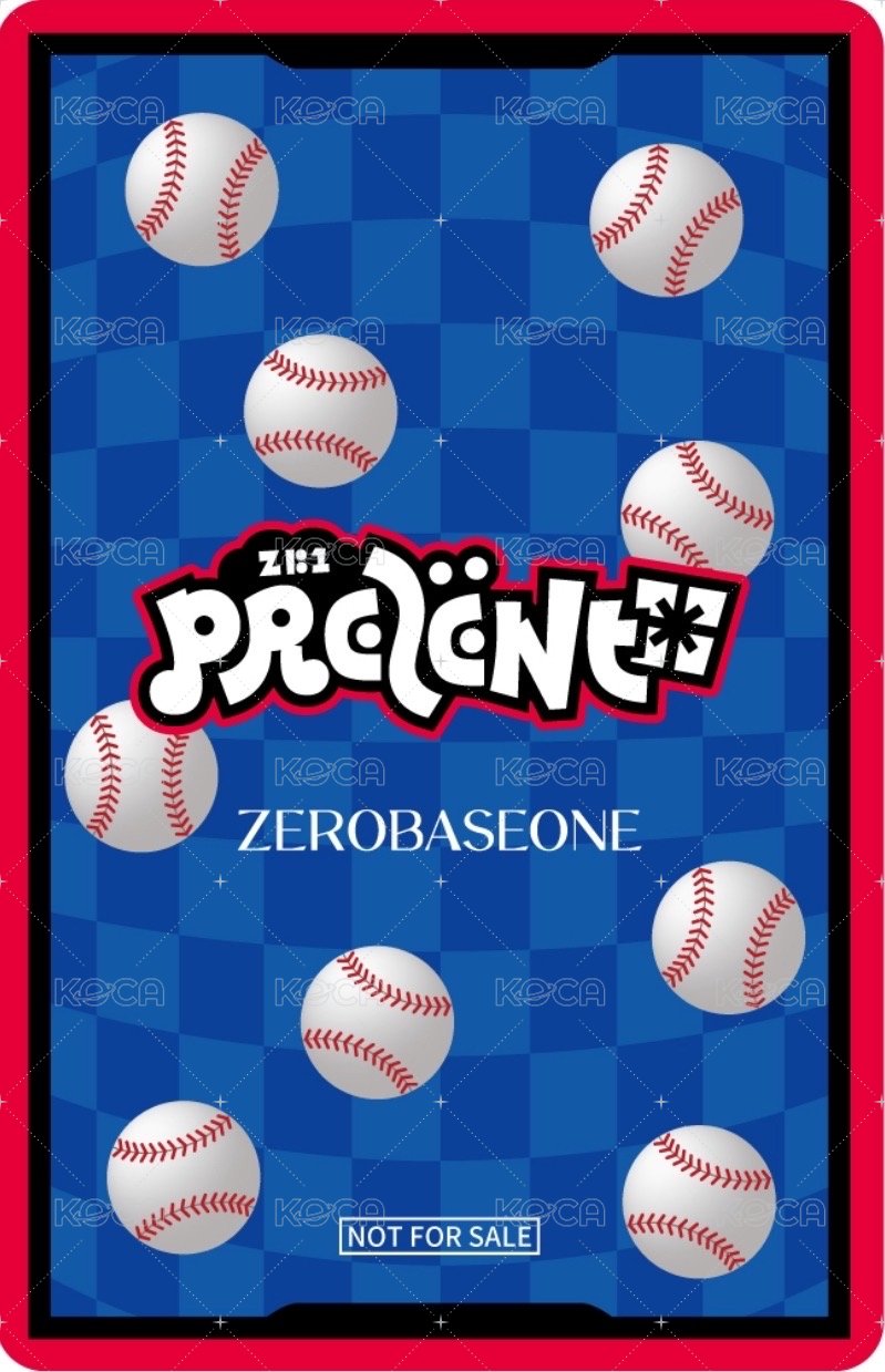 日專PREZENT 拍手會場限 入場卡 / 場限卡 棒球 背面