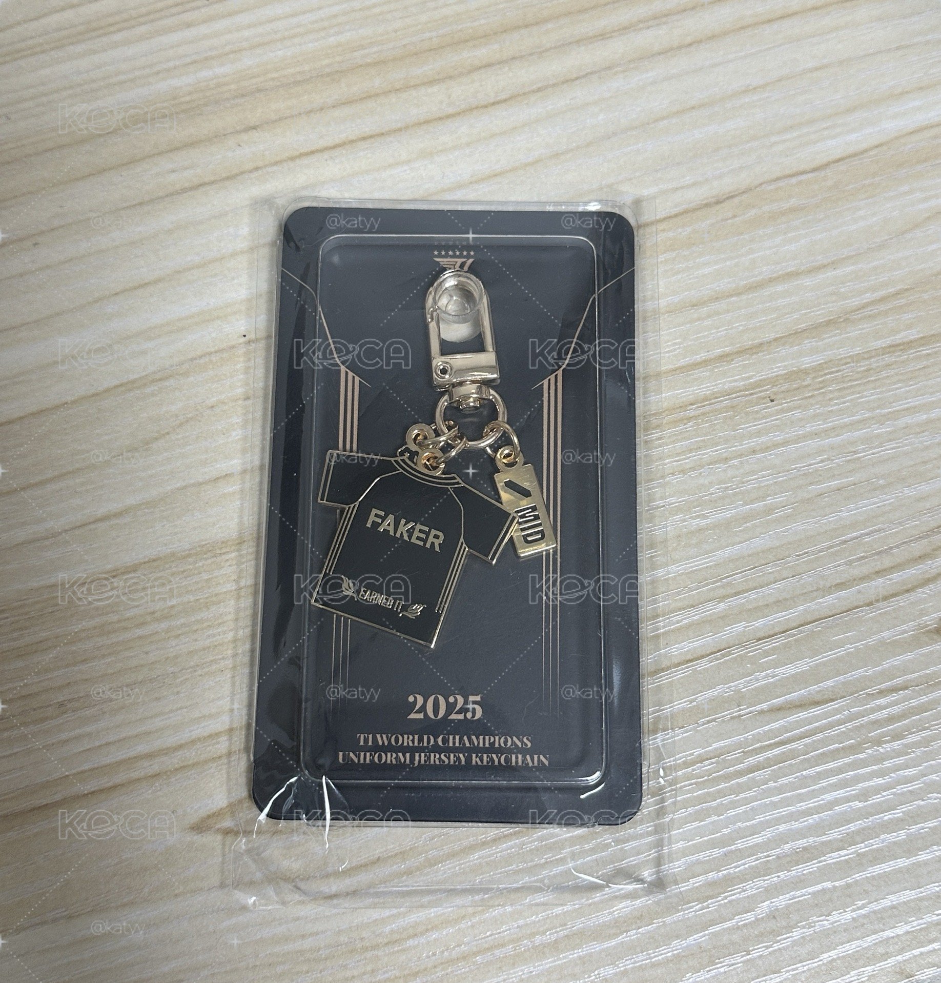 T1 六冠周邊 FAKER 隊服 鑰匙圈