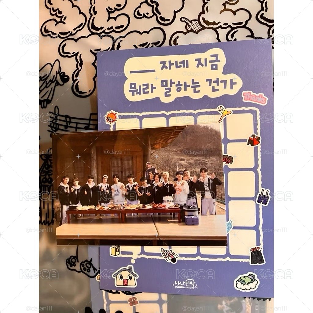 SEVENTEEN NANA bnb 衣服明信片+賓果卡