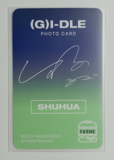 Frank Burger 代言卡 刷