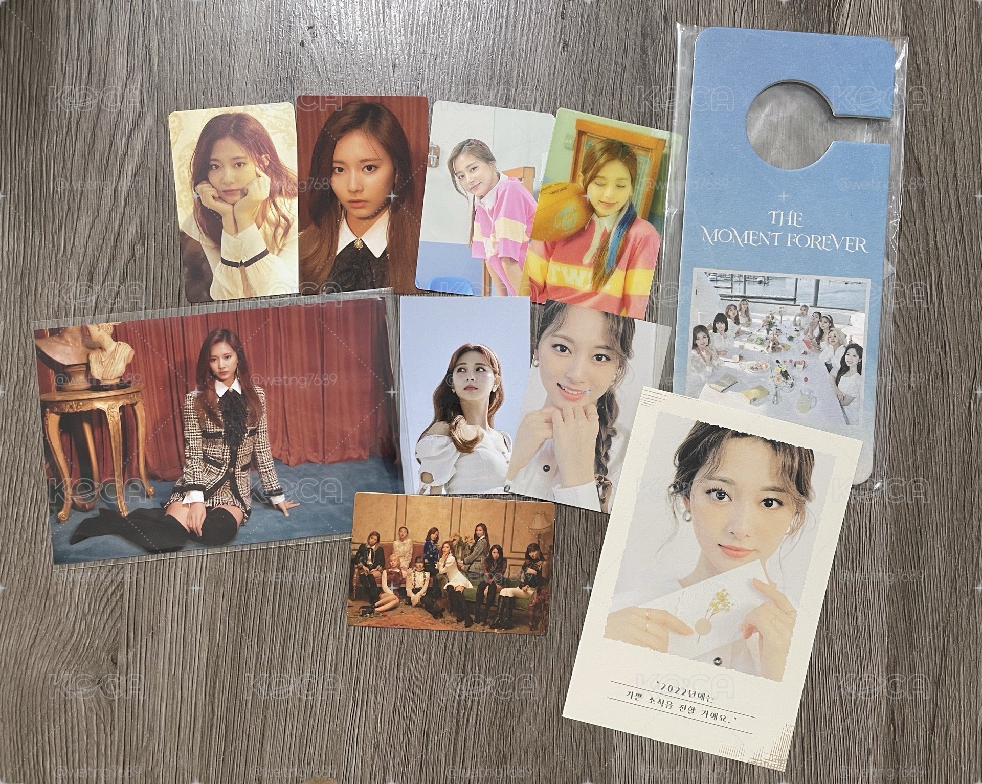 Twice 2018-2022子瑜年曆卡組（加贈小海報）
