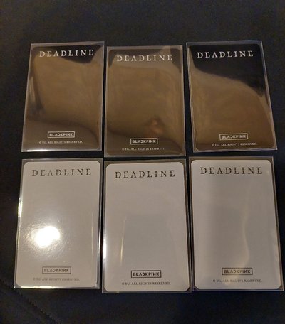 BLACKPINK快閃店 歌詞卡拆售