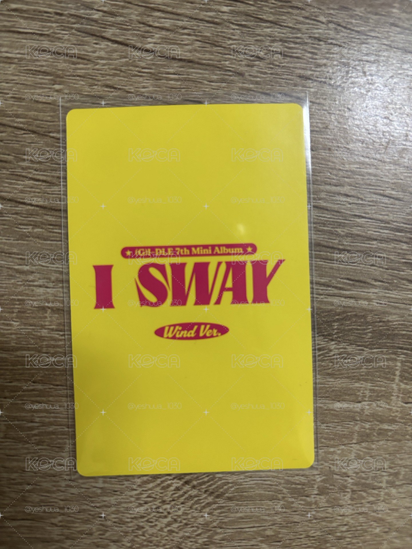 妮 I sway 專卡