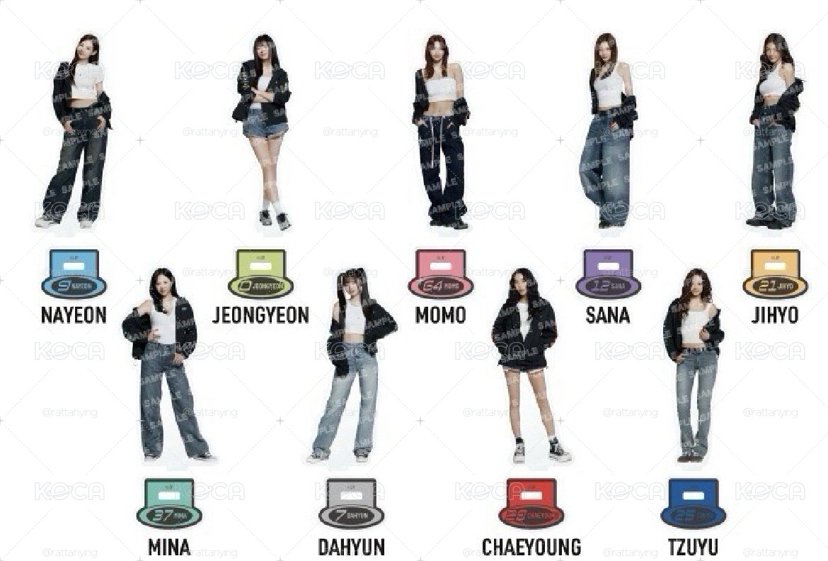 現貨｜TWICE 新國立 成員立牌 