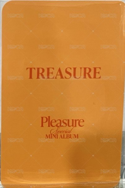 PLEASURE yg 日本A.ver 特典卡  背面