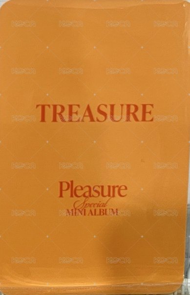PLEASURE yg 日本A.ver 特典卡  背面