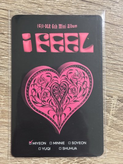 I feel 專輯卡