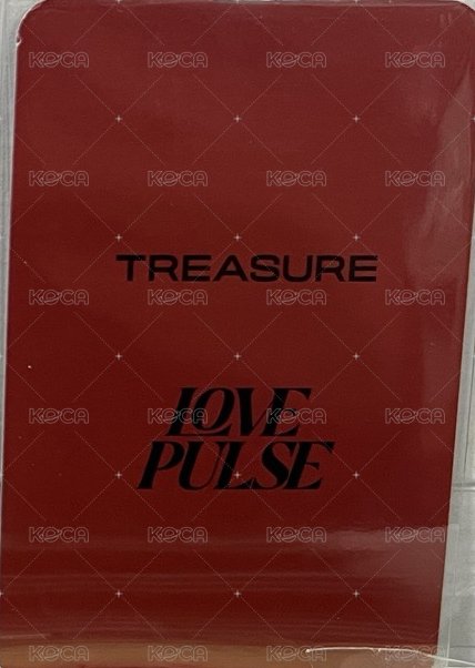 LOVE PULSE   日本A.ver 特典卡  背面