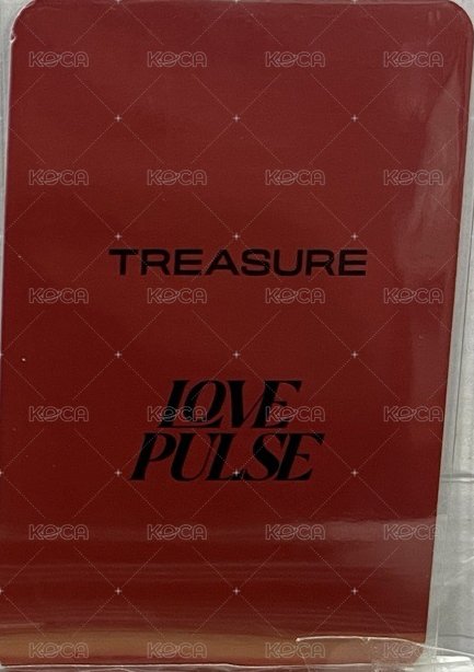 LOVE PULSE   日本A.ver 特典卡  背面