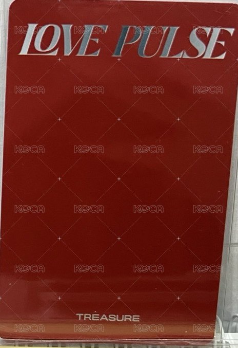 LOVE PULSE   單封首批 特典卡  背面
