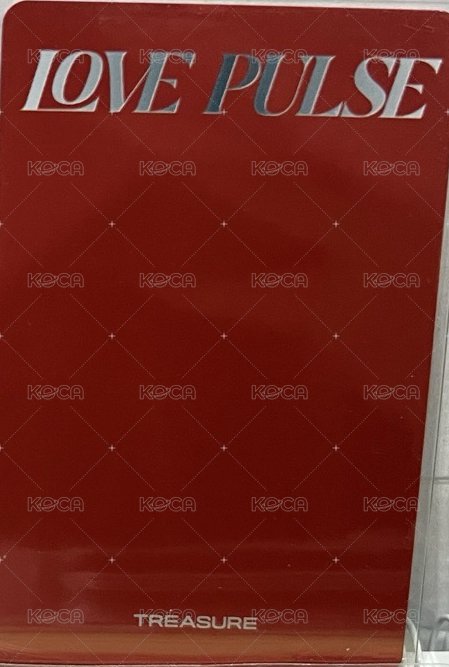 LOVE PULSE   單封首批 特典卡  背面