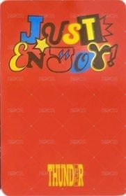 Thunder 滿額卡 A ver. 背面