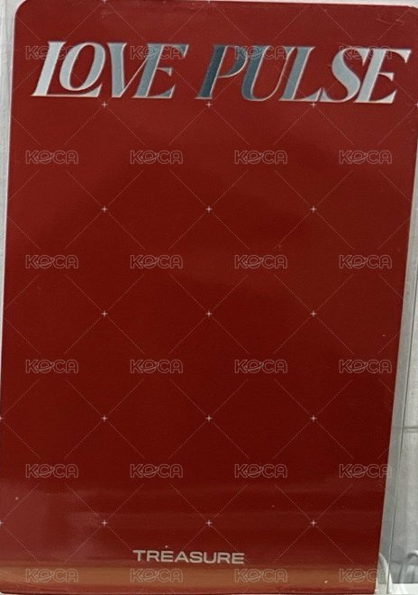 LOVE PULSE   單封首批 特典卡  背面