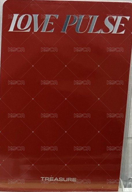 LOVE PULSE   單封首批 特典卡  背面