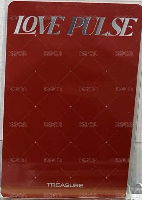 LOVE PULSE   單封首批 特典卡  背面