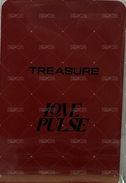 LOVE PULSE   日本A.ver 特典卡  背面