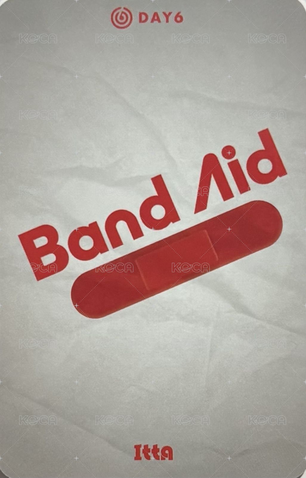 迷九 itta 視訊 簽售卡  背面