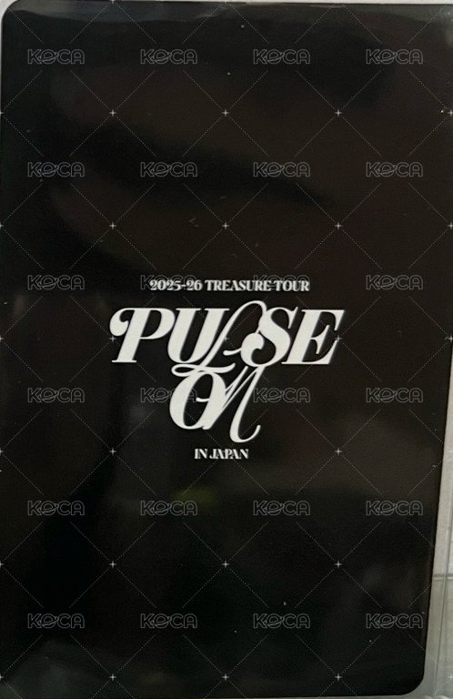2025-26 TREASURE TOUR [PULSE ON] IN JAPAN   場周 1萬 滿額卡  背面